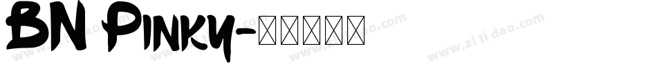 BN Pinky字体转换